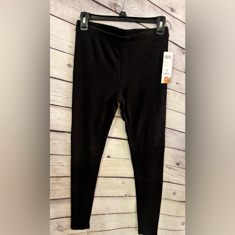 32 Degrees Women's Small Cozy Heat High Waisted Fleeced Lined Leggings in Black